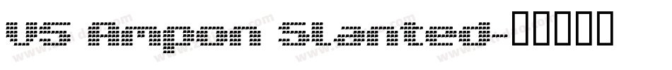 V5 Ampon Slanted字体转换